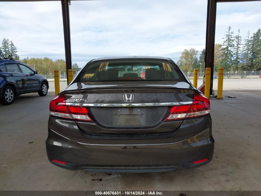 2013 Honda Civic Lx VIN: 2HGFB2F59DH507162 Lot: 40576431