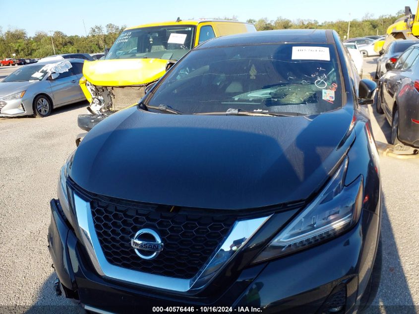 2021 Nissan Murano Sv Fwd VIN: 5N1AZ2BJ4MC129760 Lot: 40576446