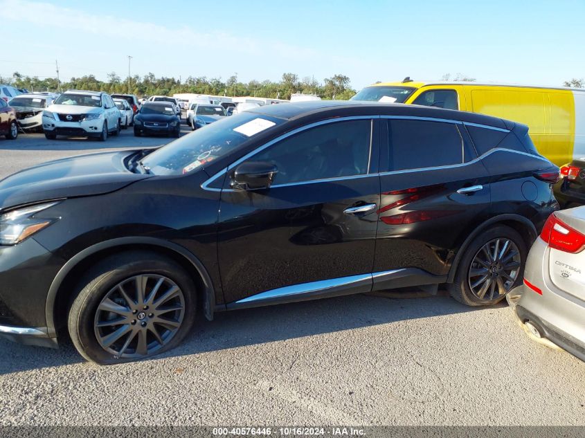 2021 Nissan Murano Sv Fwd VIN: 5N1AZ2BJ4MC129760 Lot: 40576446