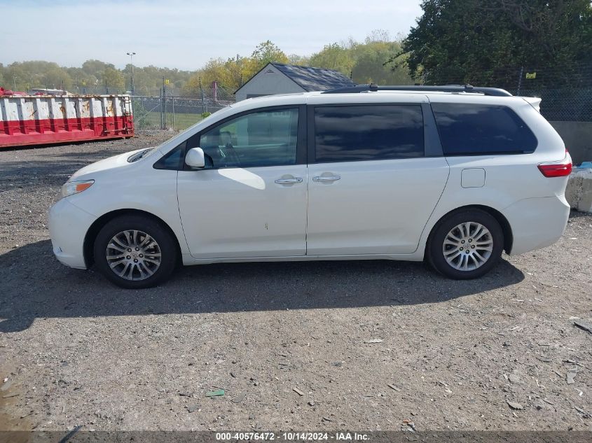 2016 Toyota Sienna Xle 8 Passenger VIN: 5TDYK3DC5GS761519 Lot: 40576472