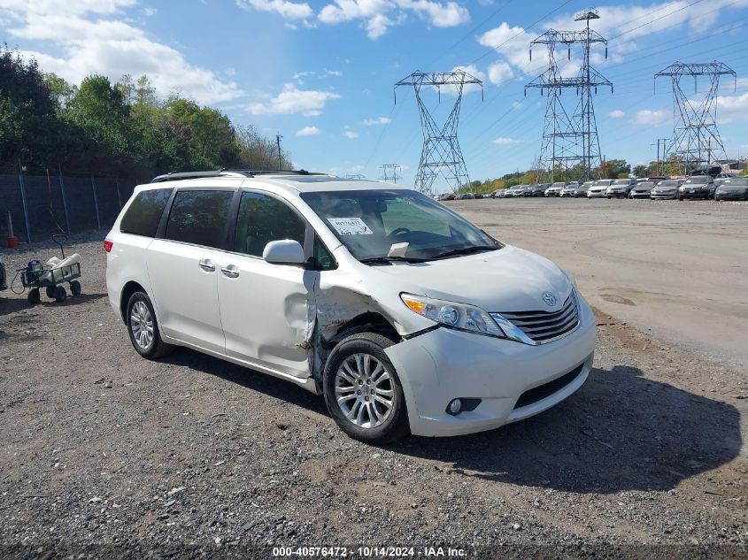 2016 Toyota Sienna Xle 8 Passenger VIN: 5TDYK3DC5GS761519 Lot: 40576472