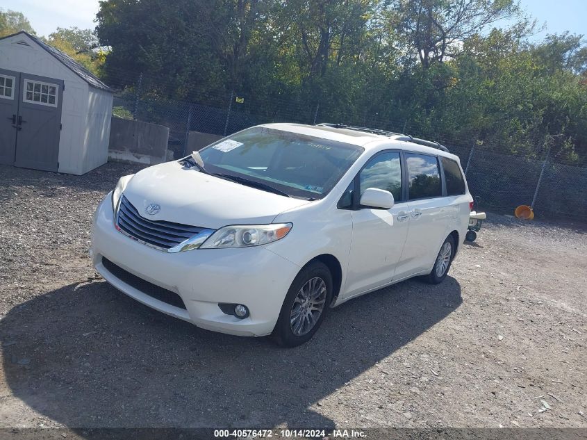 2016 Toyota Sienna Xle 8 Passenger VIN: 5TDYK3DC5GS761519 Lot: 40576472