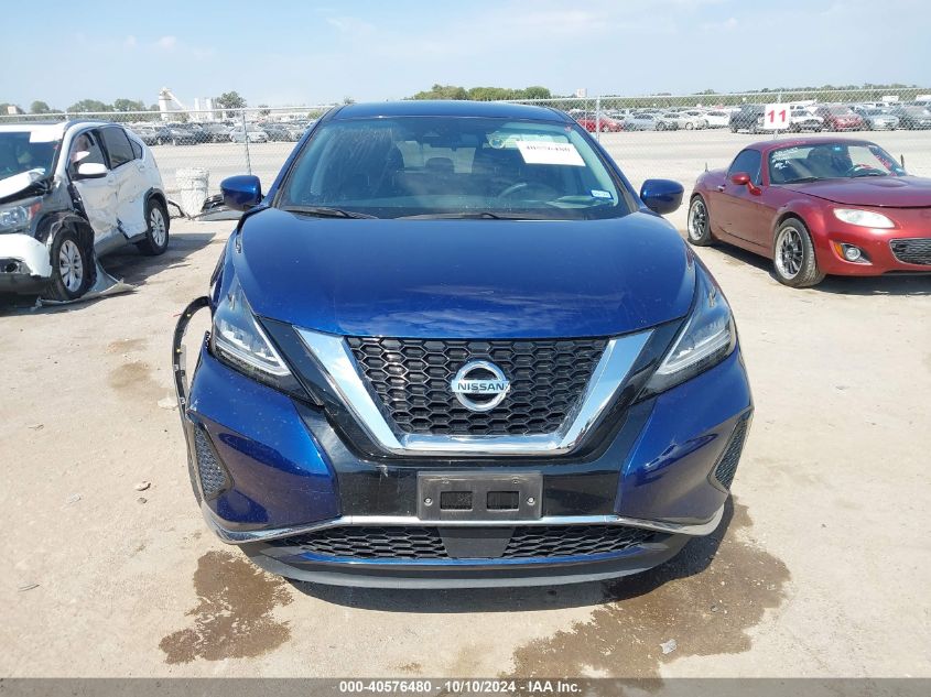 2021 Nissan Murano S Fwd VIN: 5N1AZ2AJ8MC115586 Lot: 40576480