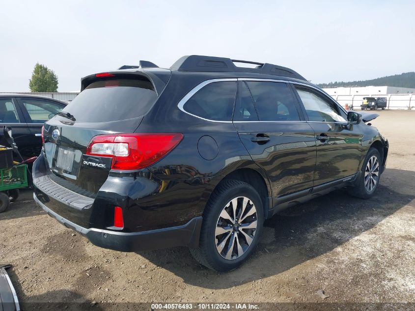 VIN 4S4BSANCXH3439174 2017 Subaru Outback, 2.5I Lim... no.4