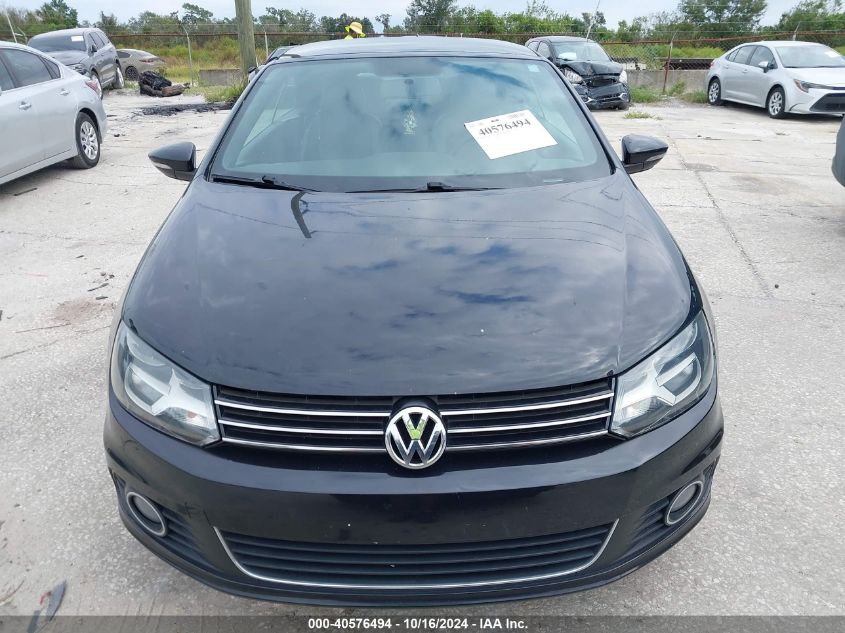 2013 Volkswagen Eos Komfort VIN: WVWBW8AH1DV002892 Lot: 40576494