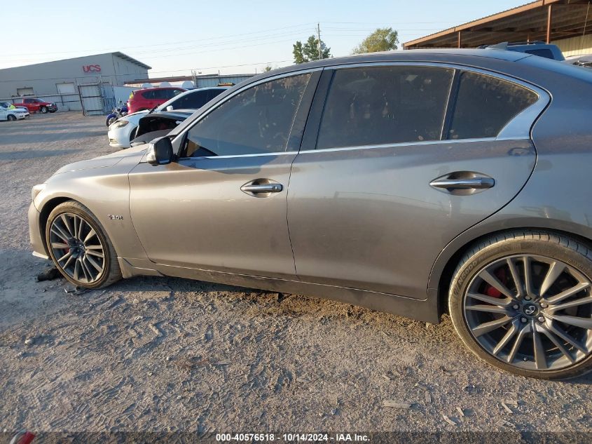 2016 Infiniti Q50 Red Sport 400 VIN: JN1FV7AR5GM451061 Lot: 40576518