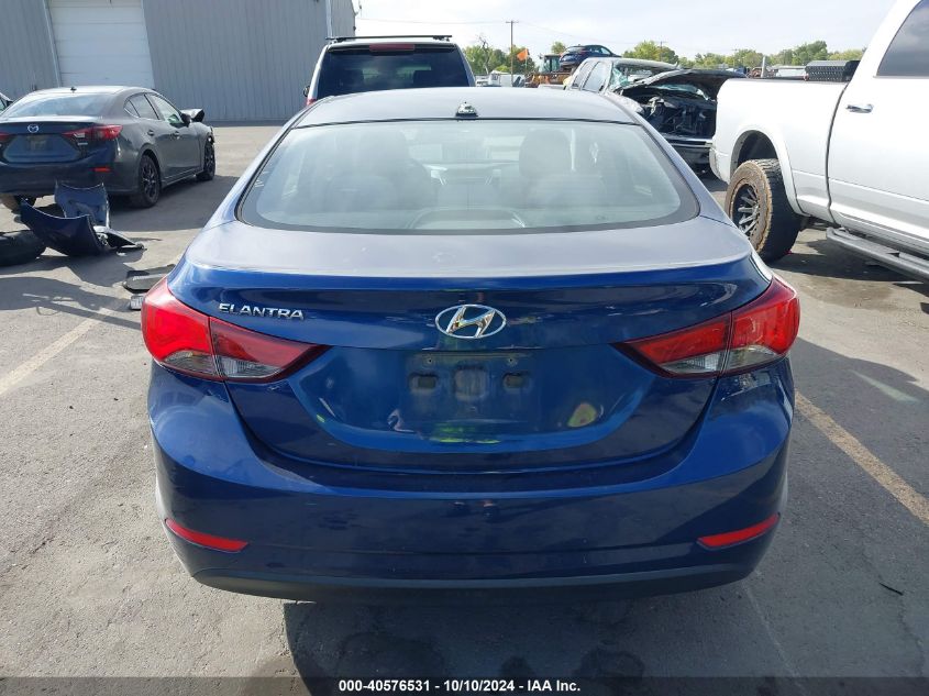 5NPDH4AE2GH687099 2016 Hyundai Elantra Se