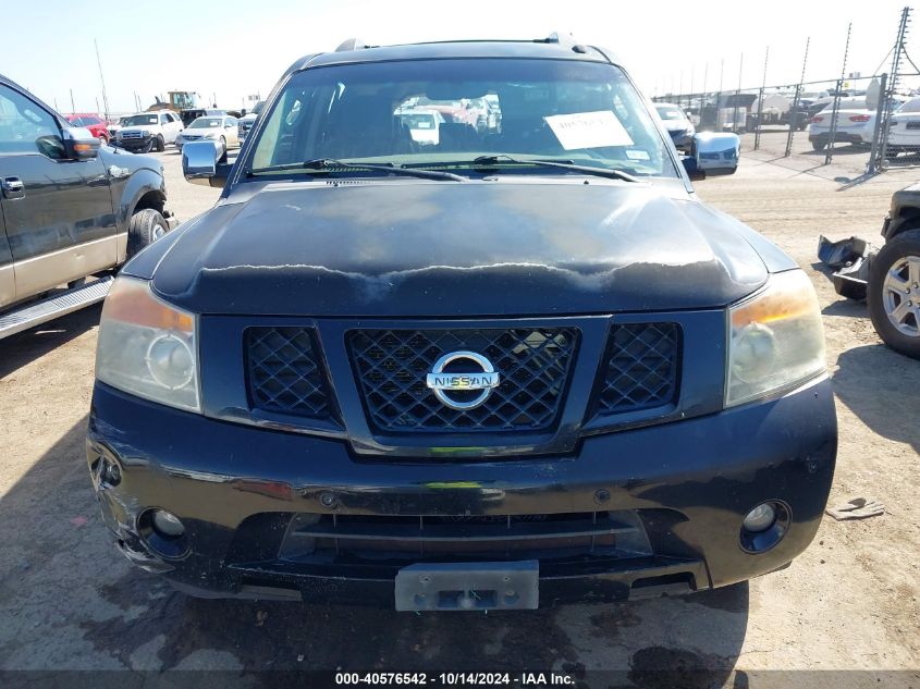 2008 Nissan Armada Se VIN: 5N1BA08D28N627998 Lot: 40576542