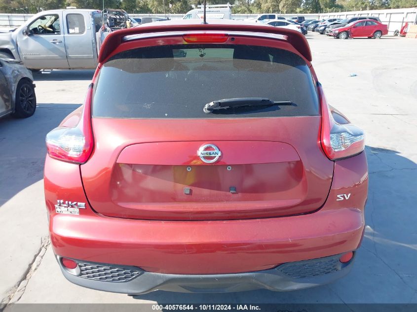 2015 Nissan Juke S/Sv/Sl/Nismo VIN: JN8AF5MR3FT501193 Lot: 40576544