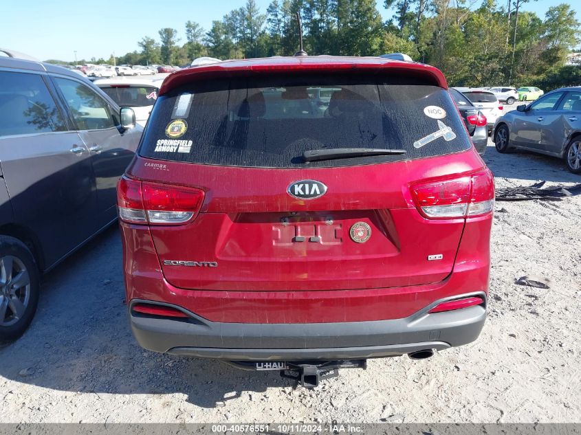 2016 KIA SORENTO LX - 5XYPG4A30GG123456