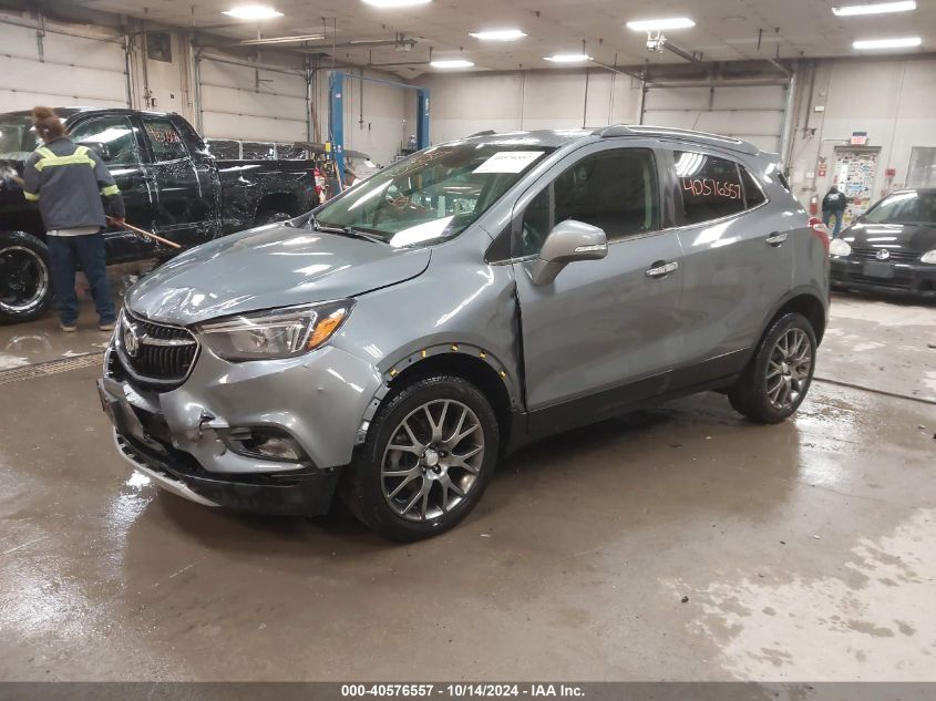 2019 Buick Encore Awd Sport Touring VIN: KL4CJ2SBXKB821984 Lot: 40576557