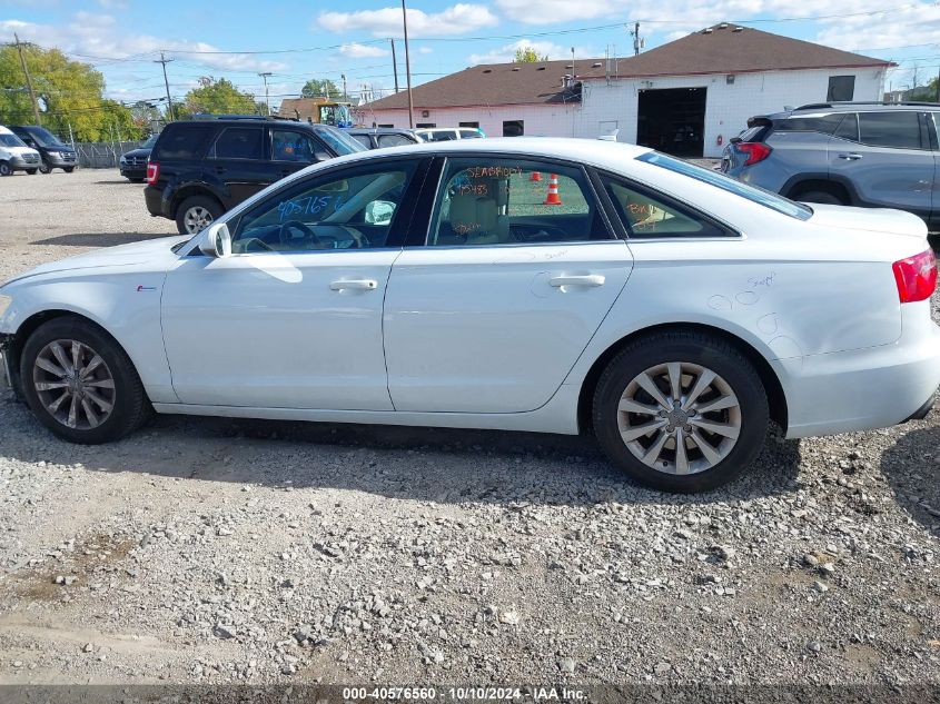 2013 Audi A6 3.0T Premium VIN: WAUFGAFCXDN129558 Lot: 40576560