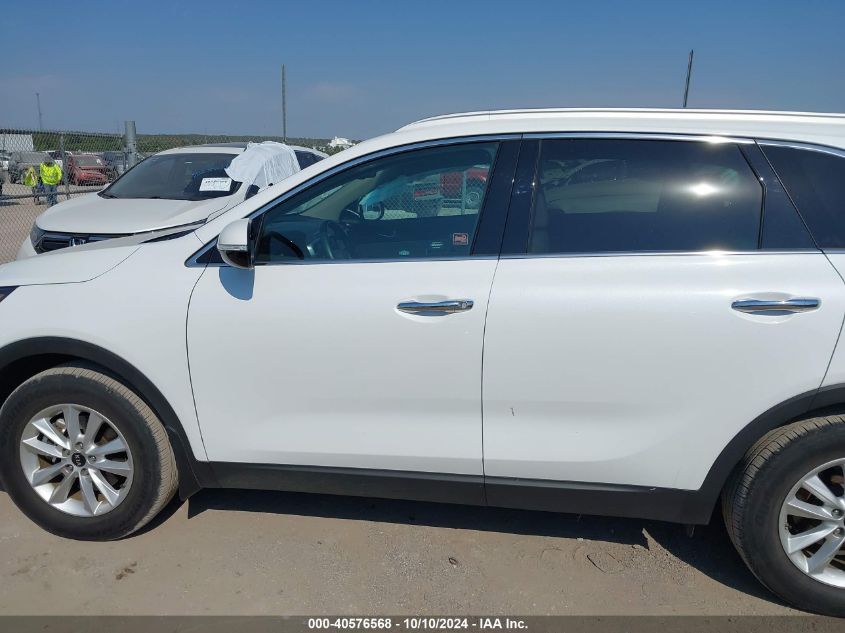 5XYPG4A31KG436816 2019 Kia Sorento 2.4L Lx