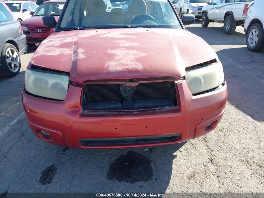 2006 Subaru Forester 2.5X VIN: JF1SG636X6H742803 Lot: 40576585