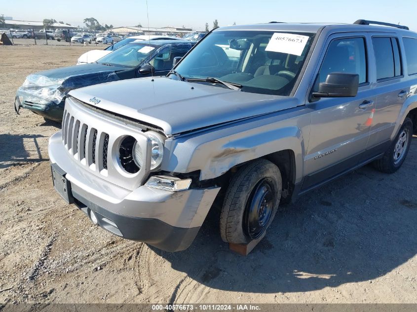 1C4NJPBA5GD688467 2016 Jeep Patriot Sport