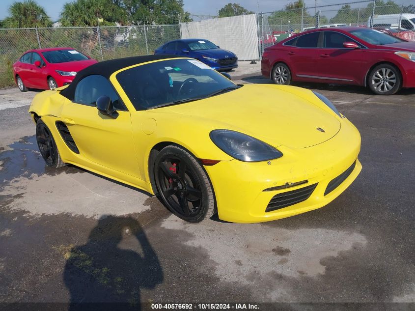 2019 Porsche 718 Boxster VIN: WP0CA2A87KS210144 Lot: 40576692