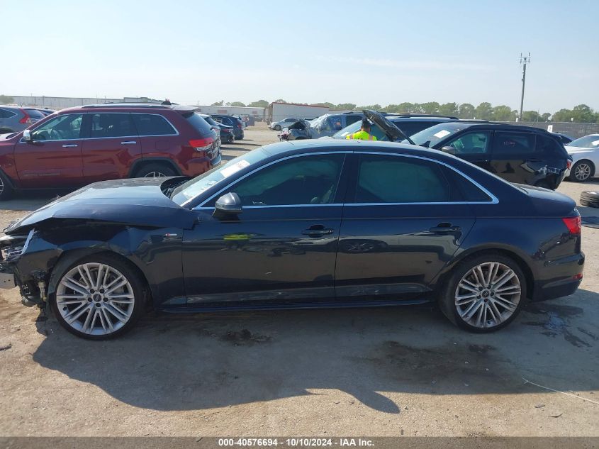 2017 Audi A4 2.0T Premium VIN: WAULNAF41HN008182 Lot: 40576694