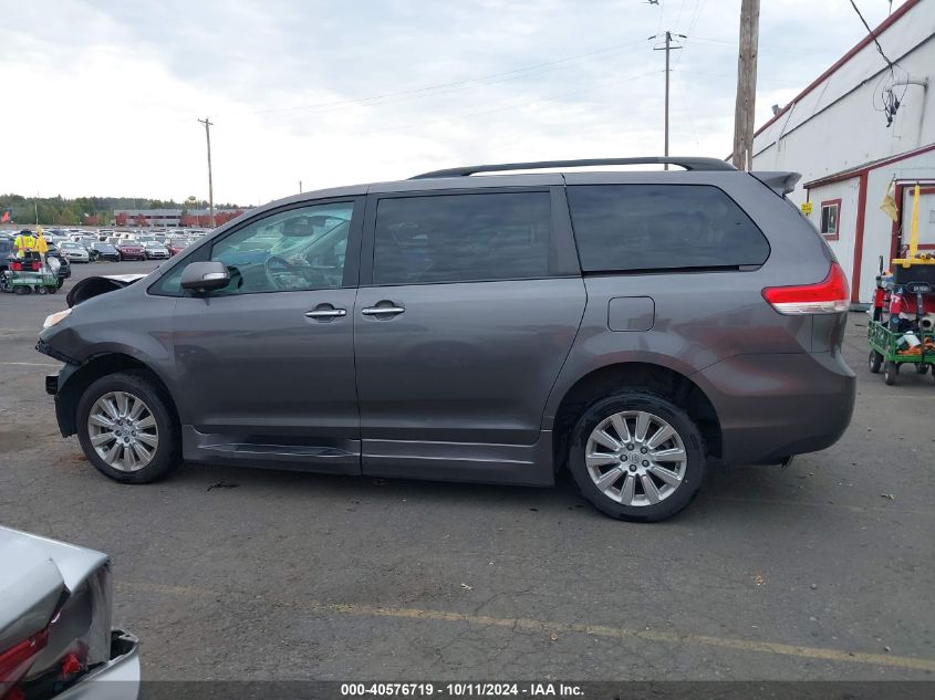 5TDYK3DC7DS311088 2013 Toyota Sienna Limited V6 7 Passenger