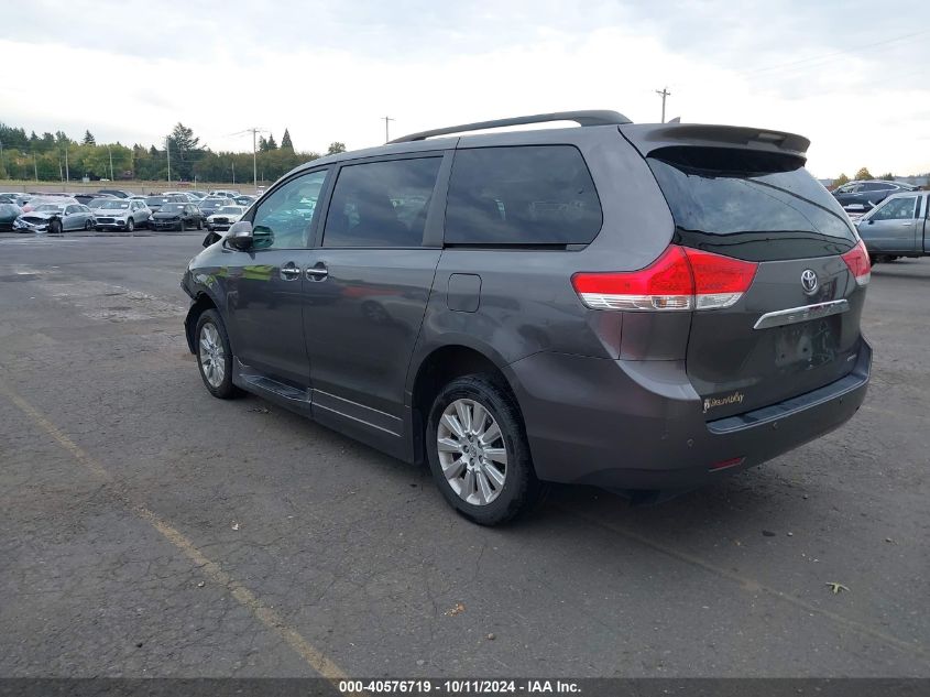 VIN 5TDYK3DC7DS311088 2013 Toyota Sienna, Limited V... no.3