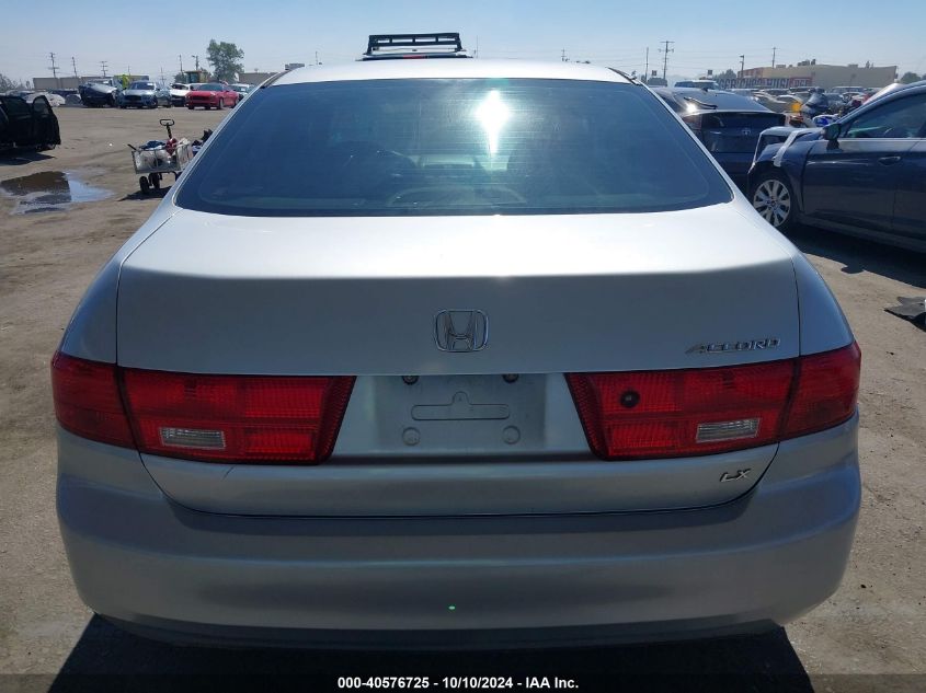 2005 Honda Accord 2.4 Lx VIN: 1HGCM56435A114893 Lot: 40576725