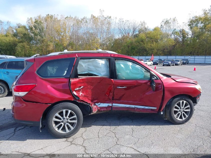 2013 Nissan Pathfinder S/Sv/Sl/Platinum VIN: 5N1AR2MN2DC672976 Lot: 40576767