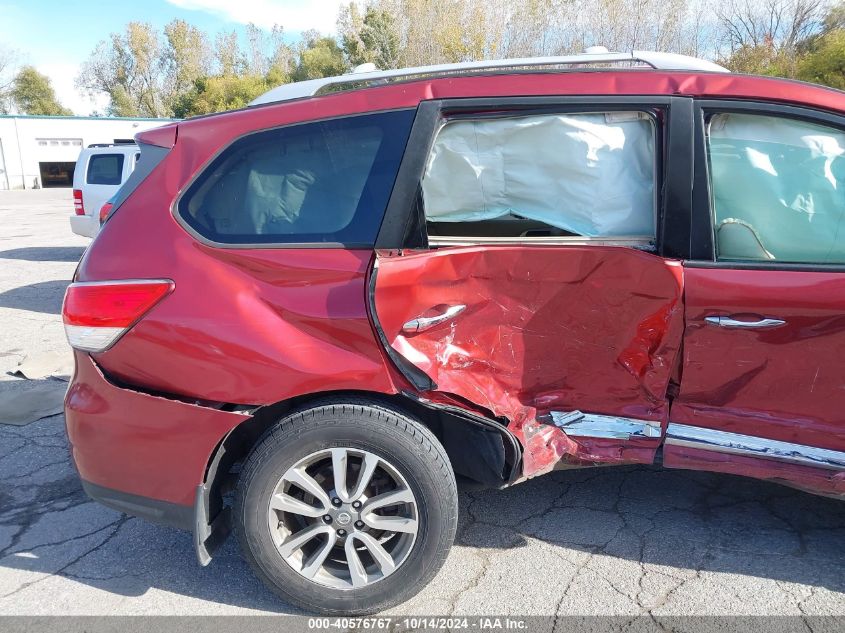 2013 Nissan Pathfinder S/Sv/Sl/Platinum VIN: 5N1AR2MN2DC672976 Lot: 40576767