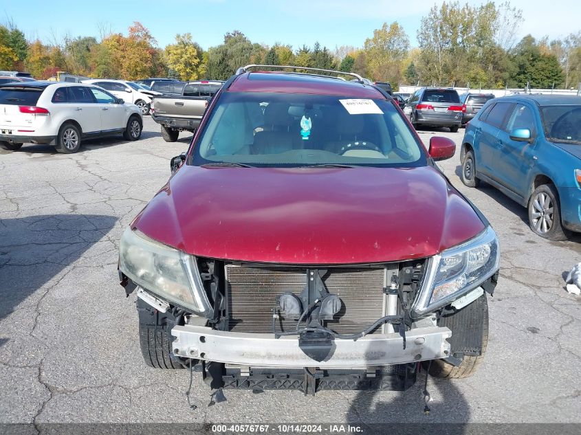 2013 Nissan Pathfinder S/Sv/Sl/Platinum VIN: 5N1AR2MN2DC672976 Lot: 40576767