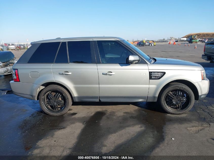 2012 Land Rover Range Rover Sport Hse VIN: SALSK2D49CA721677 Lot: 40576805