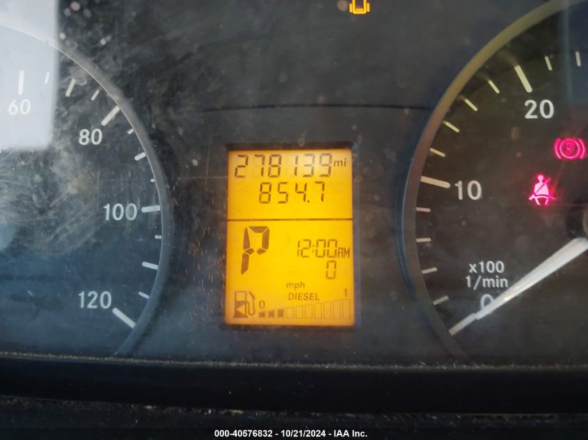 2011 Mercedes-Benz Sprinter 2500 High Roof VIN: WD3PE8CB3B5595499 Lot: 40576832