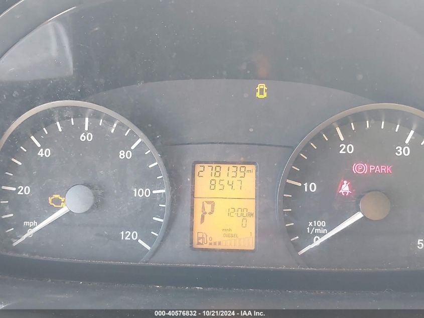 2011 Mercedes-Benz Sprinter 2500 High Roof VIN: WD3PE8CB3B5595499 Lot: 40576832