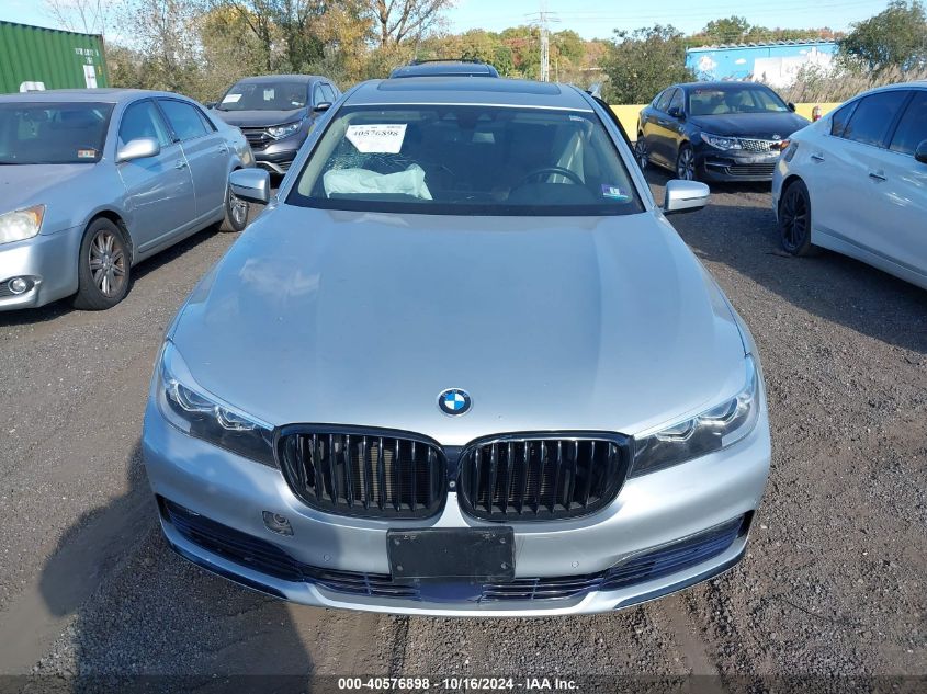 2016 BMW 740I VIN: WBA7E2C56GG546934 Lot: 40576898