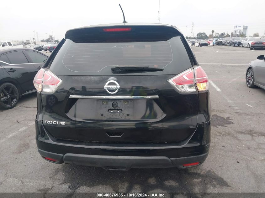 2015 Nissan Rogue S VIN: KNMAT2MT7FP576602 Lot: 40576935