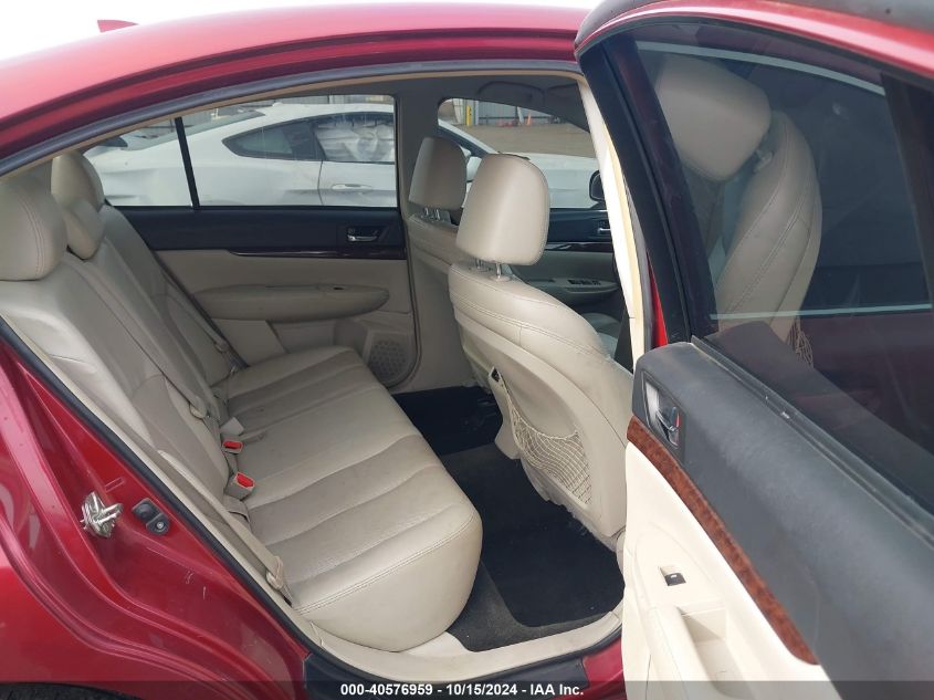 2013 Subaru Legacy 2.5I Limited VIN: 4S3BMBJ66D3034931 Lot: 40576959