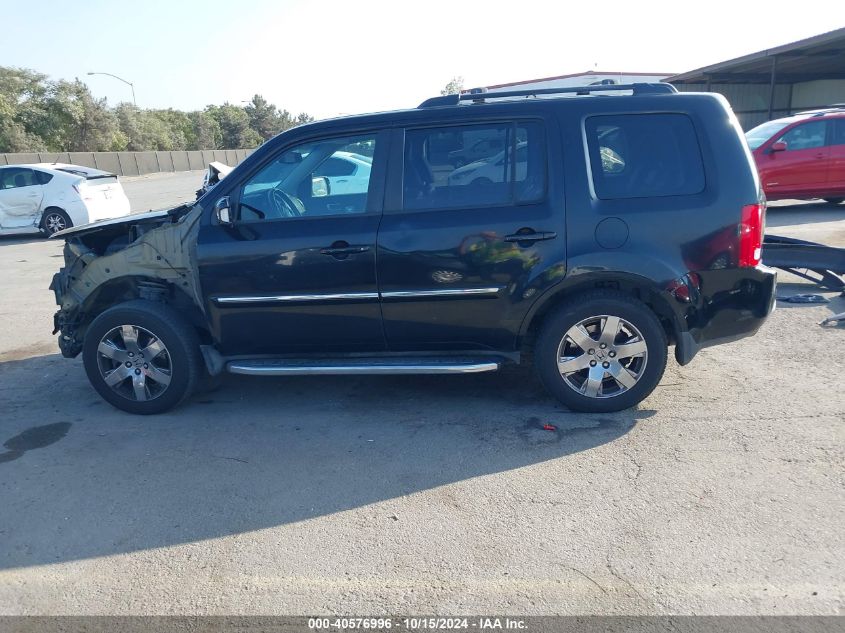 2012 Honda Pilot Touring VIN: 5FNYF4H91CB071886 Lot: 40576996