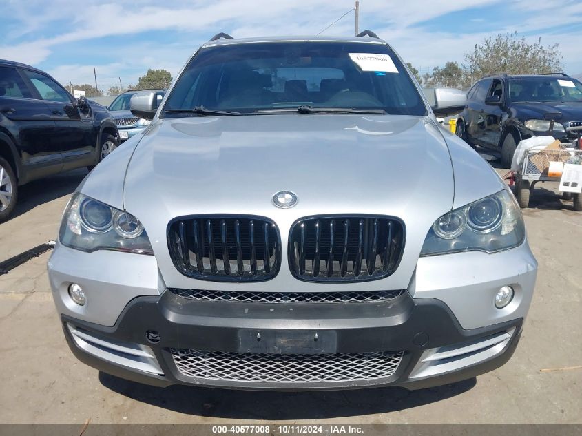 2007 BMW X5 4.8I VIN: 5UXFE83507LZ46477 Lot: 40577008