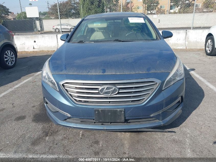 5NPE24AF5FH231207 2015 Hyundai Sonata Se