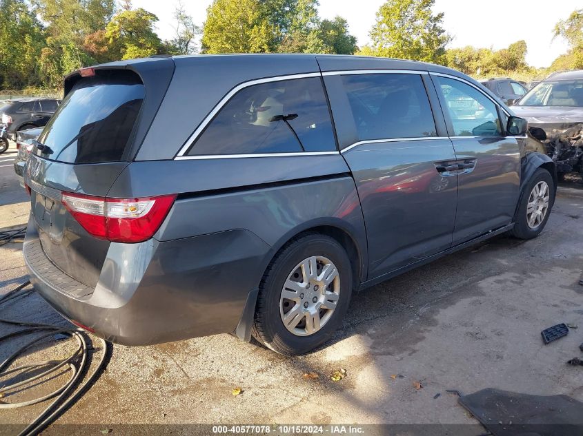 2012 Honda Odyssey Lx VIN: 5FNRL5H29CB064495 Lot: 40577078