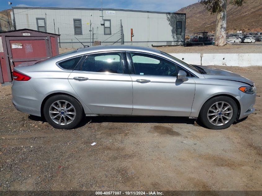 2017 Ford Fusion Se VIN: 3FA6P0HD6HR253127 Lot: 40577087