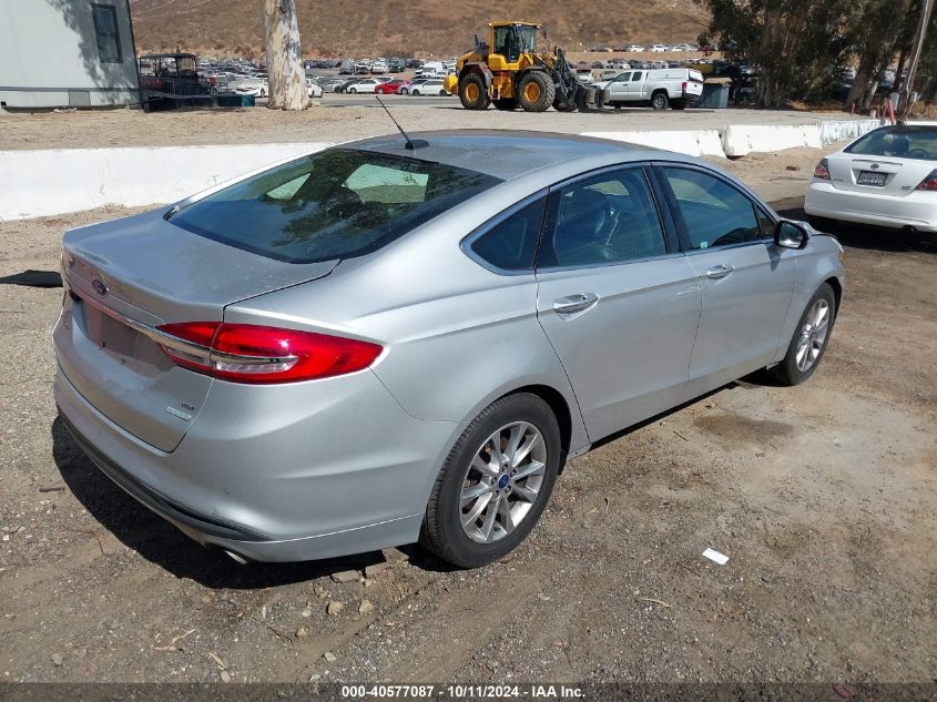 2017 FORD FUSION SE - 3FA6P0HD6HR253127