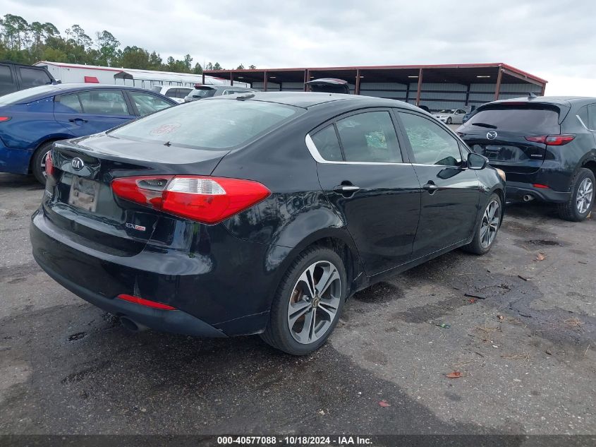 VIN KNAFZ4A89E5060765 2014 KIA FORTE no.4