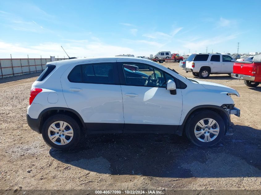 2016 Chevrolet Trax 1Ls VIN: KL7CJKSB6GB689056 Lot: 40577098