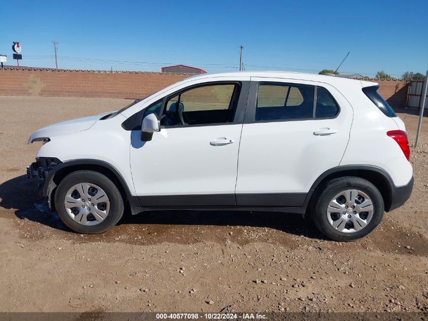 2016 Chevrolet Trax 1Ls VIN: KL7CJKSB6GB689056 Lot: 40577098