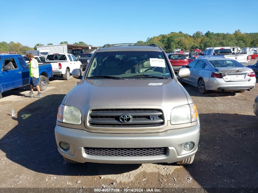 2004 Toyota Sequoia Sr5 V8 VIN: 5TDZT34A84S238135 Lot: 40577106