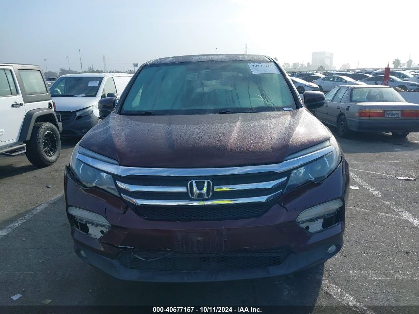 5FNYF5H50GB047670 2016 Honda Pilot Exl