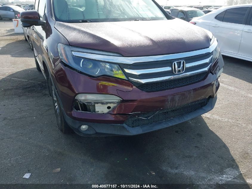 5FNYF5H50GB047670 2016 Honda Pilot Exl