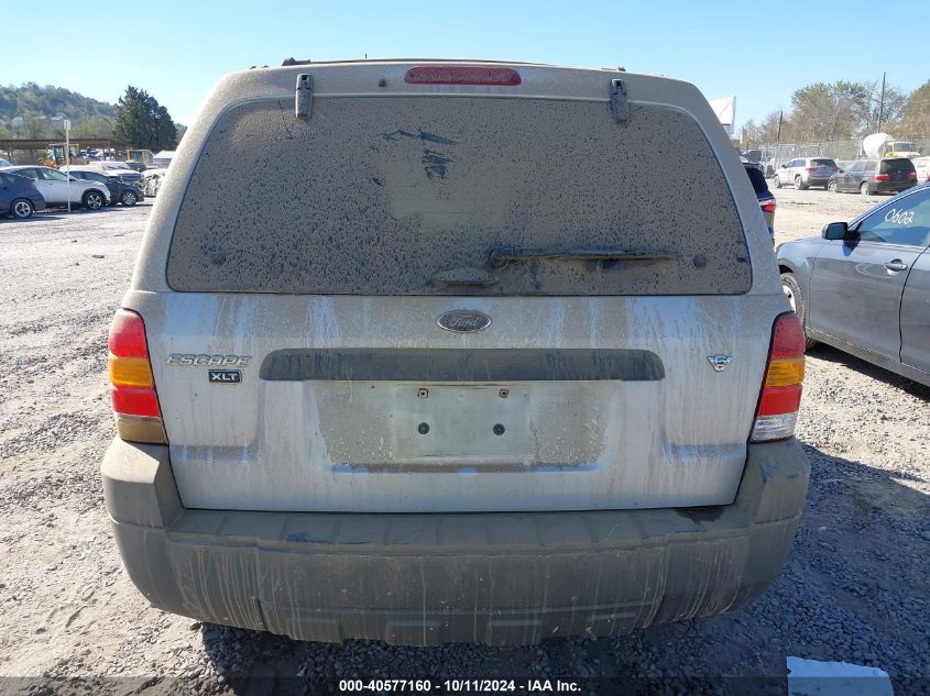 2005 Ford Escape Xlt VIN: 1FMYU93195KD17606 Lot: 40577160