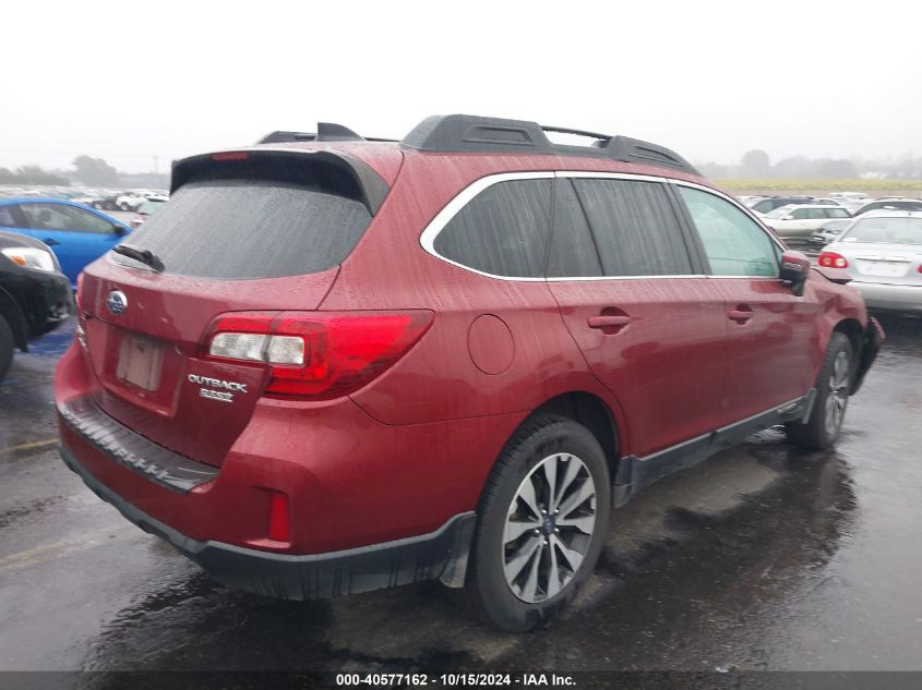 2016 Subaru Outback 2.5I Limited VIN: 4S4BSAJC0G3304094 Lot: 40577162