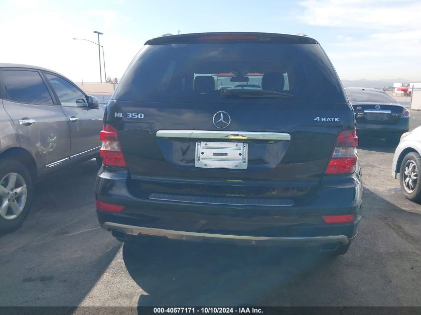 4JGBB8GB0AA602087 2010 Mercedes-Benz Ml 350 4Matic