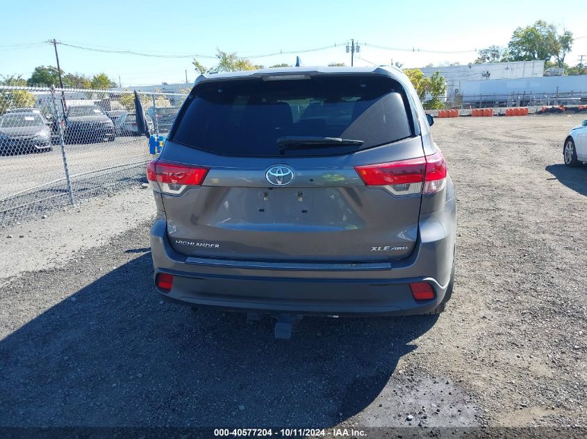 2018 Toyota Highlander Xle VIN: 5TDJZRFH8JS532901 Lot: 40577204