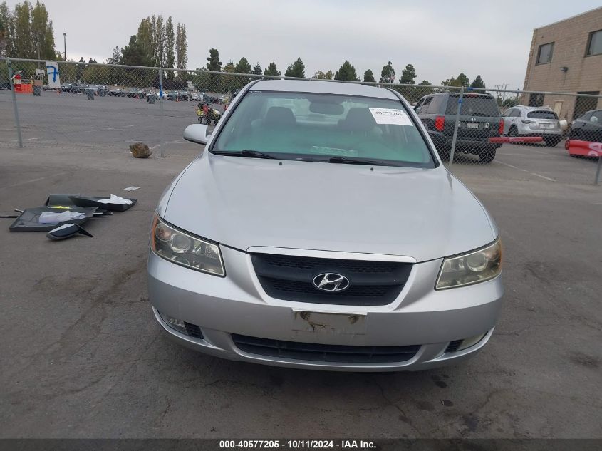 2007 Hyundai Sonata Limited/Se V6 VIN: 5NPEU46F77H206300 Lot: 40577205